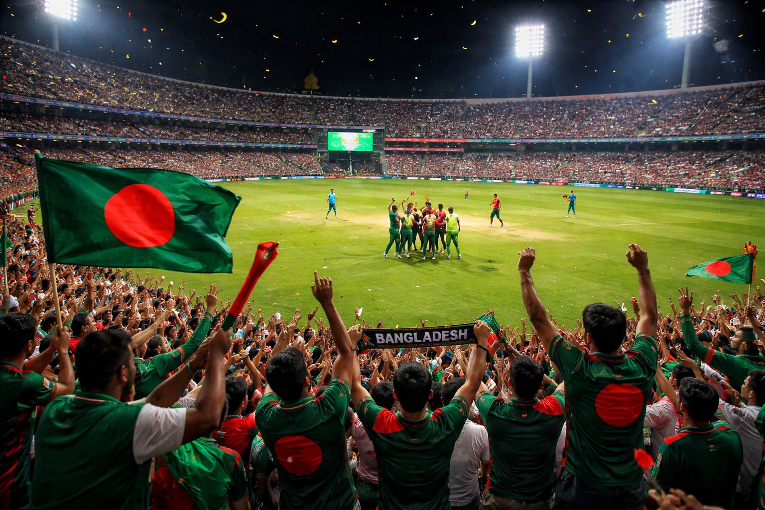Engaged Bangladeshi bettor using a desktop and mobile device at home while following live cricket excitement and locking in stakes on BJ77